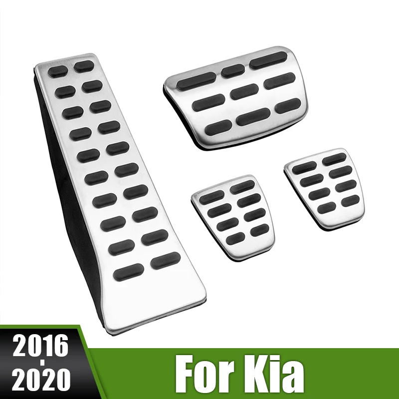 

For Kia Sorento 2015-2020 Cadenza 2 K7 2016-2019 2020 Car Accelerator Fuel Brake Pedals Cover Anti-Slip Pads Case Accessories