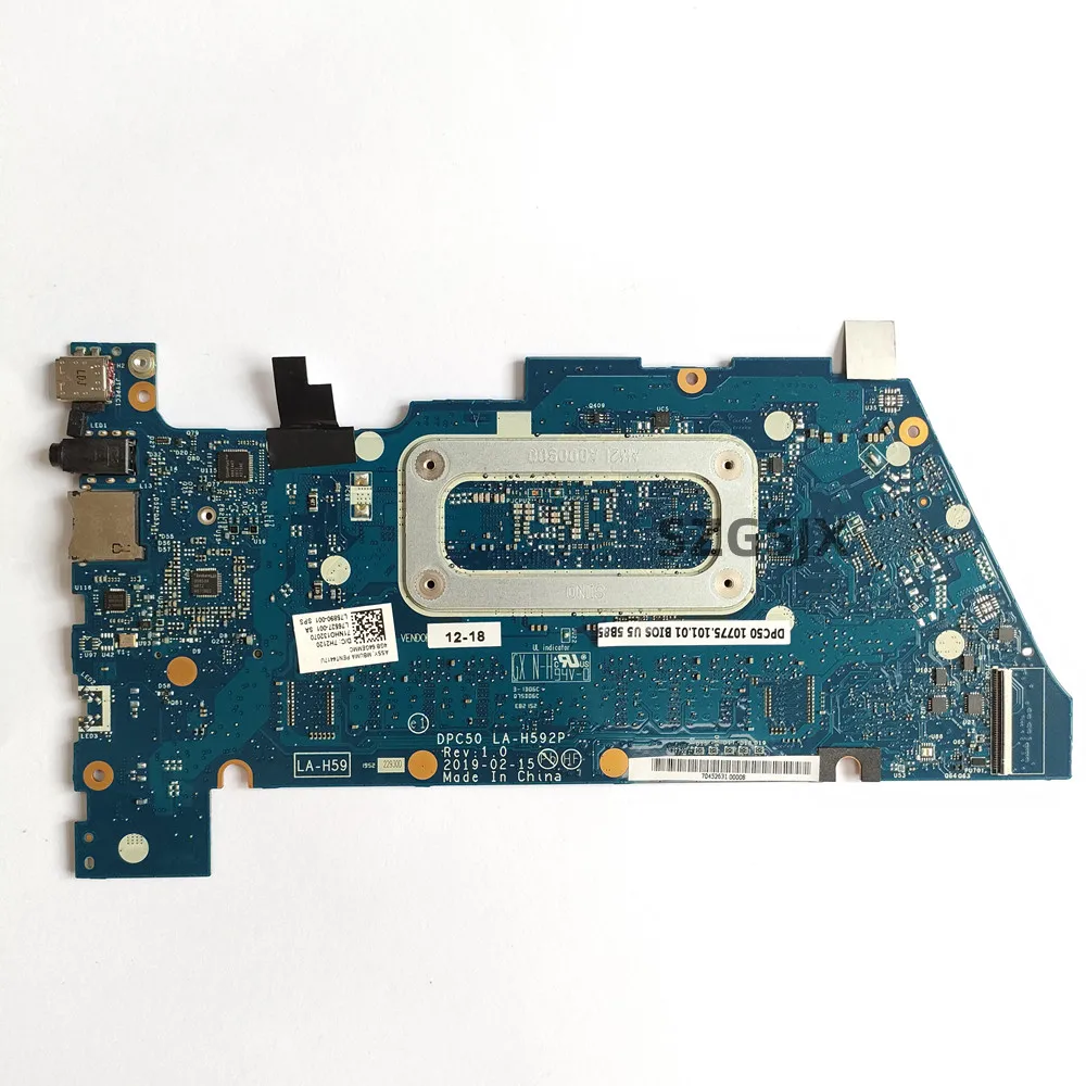 Untuk HP Chromebook 15 DE Notebook Motherboard Komputer, DPC50 LA-H592P dengan Pentium 4417U, Memori 4GB, 64 Gemtp 100% Test