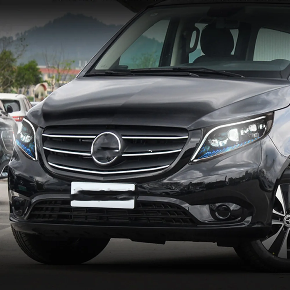 

Автомобильный фонарь для Benz Vito W447 V260 V300 2016-2024, обновленный высококачественный стиль S-класса, динамические линзы для фар, аксессуары для инструментов