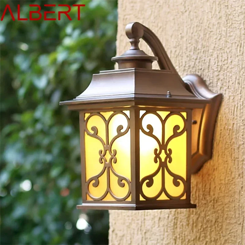 ALBERT Contemporary LED Outdoor Wall Lamps Electric Simplicity Waterproof Balcony Hallway Courtyard Villa Gate Hotel