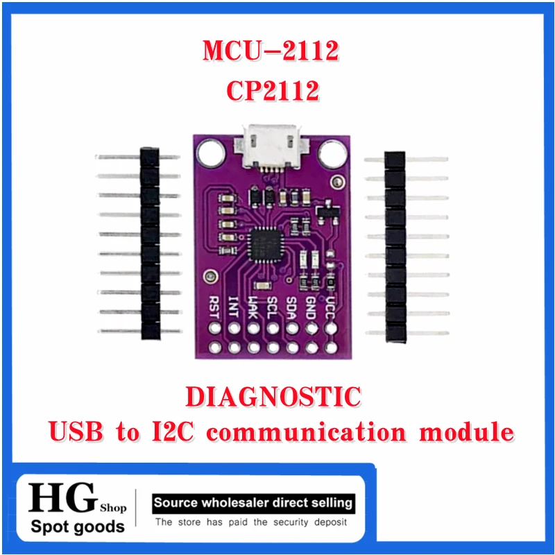 1-5pcs/Lot MCU-2112 CP2112 Debug Board USB to I2C Communication Module