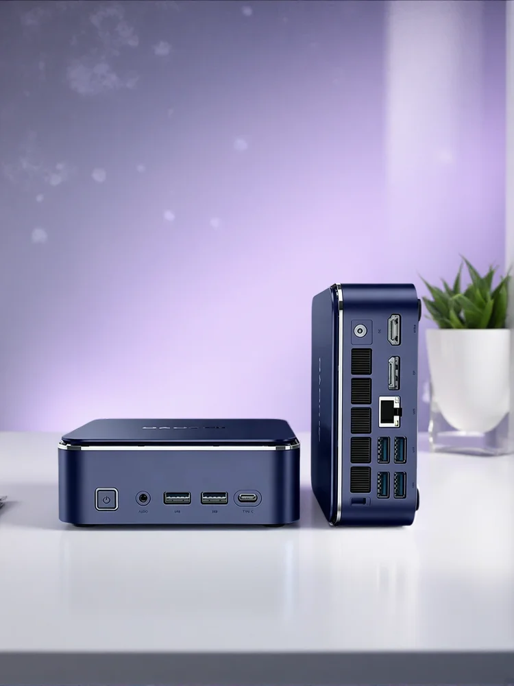 SOYO M5 Mini-PC AMD Ryzen 3 4300U LPDDR4 16GB RAM 512GB ROM Windows 11 Pro Mini-Desktop-Computer Dual 4K Multi-Screen-Ausgang WLAN Bluetooth Gigabit LAN Typ-C Kompakter Mikro-PC für Homeoffice,