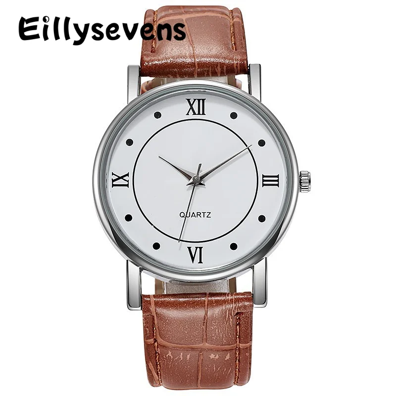 

Men Watches Leather Fashion Casual Simple Men's Bracelet Clock Leather Quartz Wrist Watch Relogio Feminino 2023