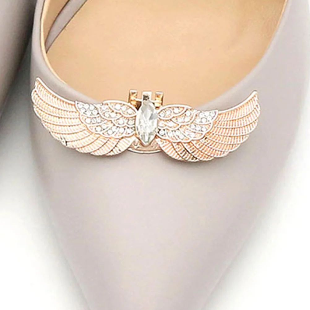 

2pcs Shoe Clips Alloy Crystal Decorations For Wedding Bridal Pumps Heels Shoe Jewelry Bling Accessories Decorative Clip On