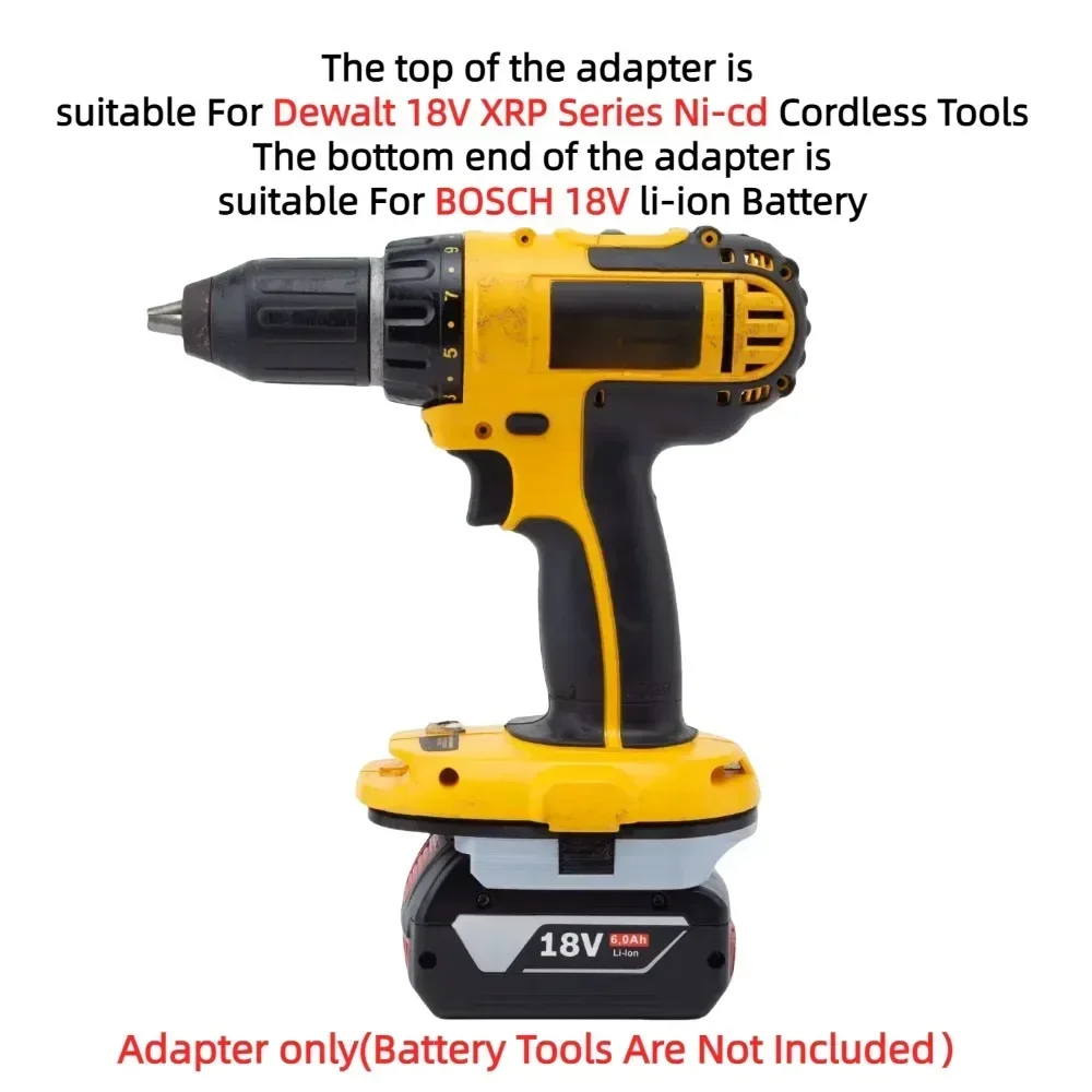 Battery Adapter/Converter For BOSCH 18V Li-ion Battery Series TO for Dewalt 18V XRP Ni-cd Cordless Tools Accessory(Only Adapter) view 4