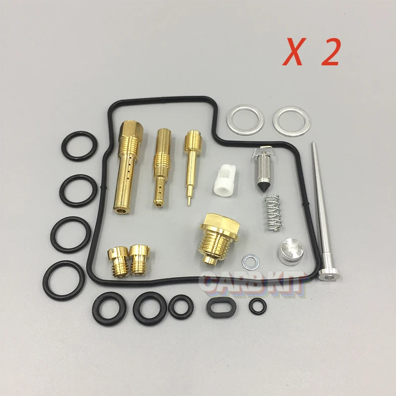 Kit de reconstrucción de carburador, reparación de carburador para Honda VT700 VT750 VT1100 1984-1986, 2 juegos