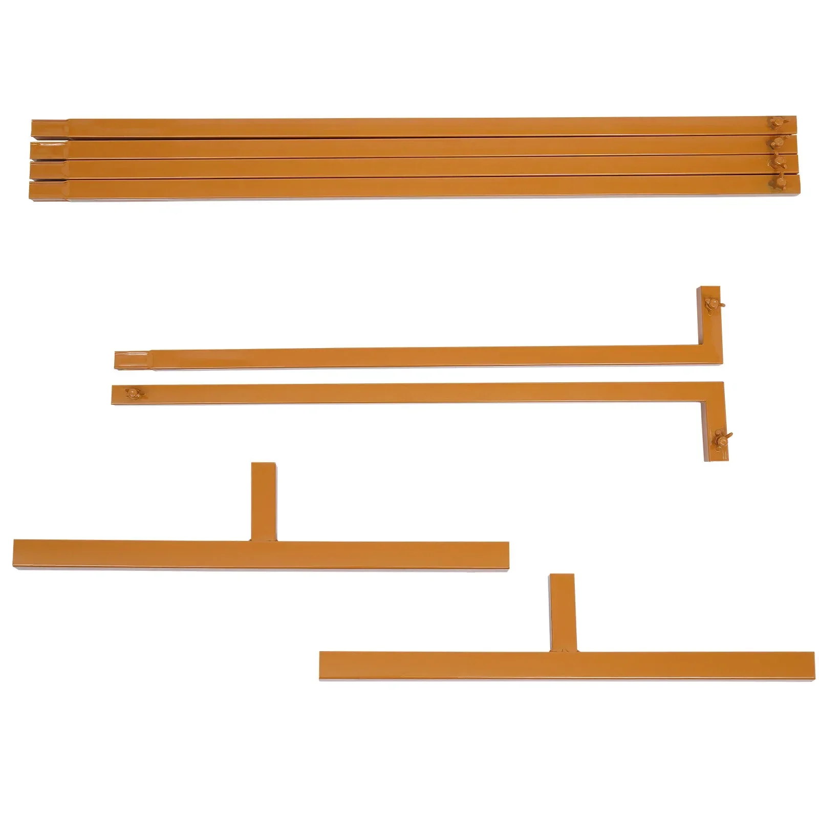 حامل قوس الزفاف المستطيل - إطار خلفية معدني ذهبي على شكل زهور لديكور الحفلات وقوس قوس البالونات