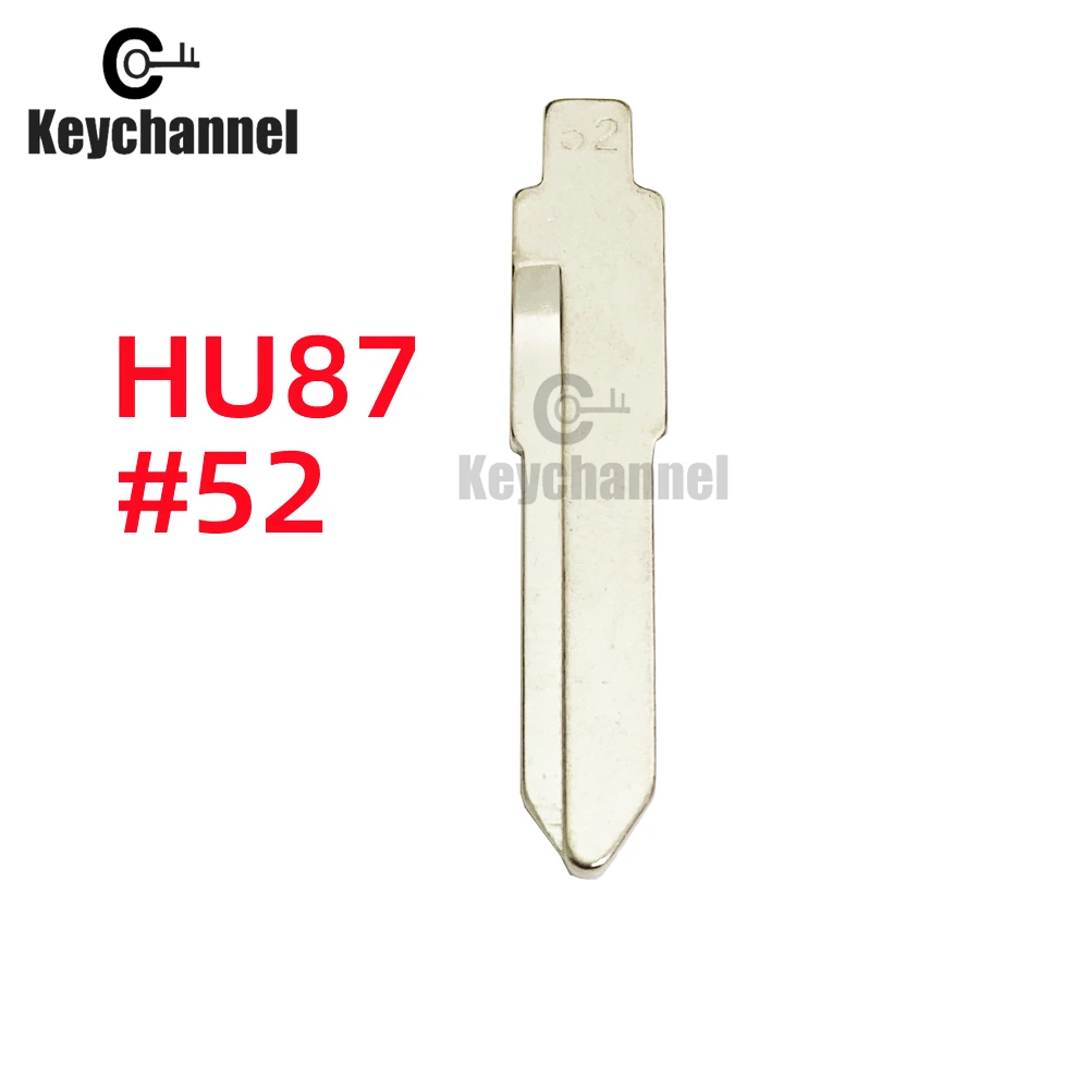 10 Stuks Auto Sleutel Blade Hu87 Kd Flip Key Blank 52 # Hu133 Reservesleutel Voor Suzuki Swift Jimny Sleutel Voor Toyota Rush Voor Xhorse Keydiy Jmd