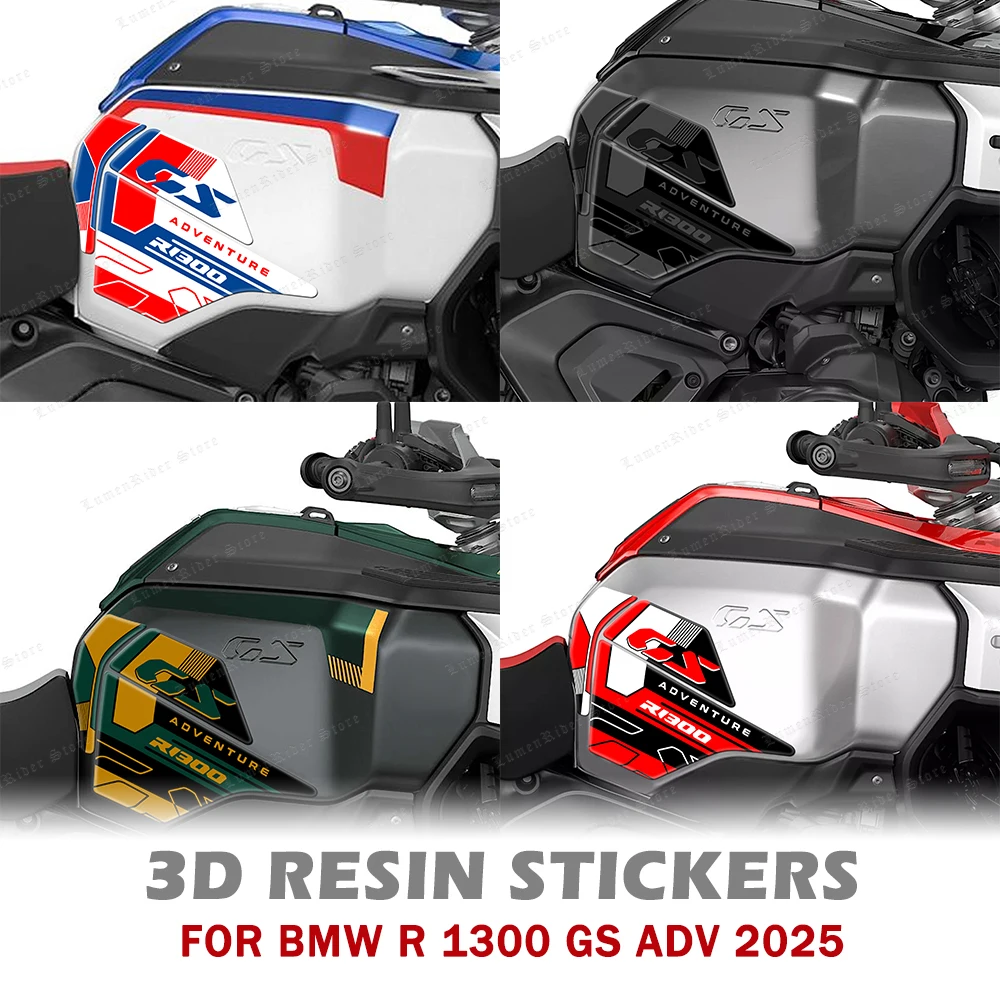 

For BMW R 1300 GS Adventure R1300GS ADV 2025 Motorcycle Accessories 3D Epoxy Resin Tank Pad Protection Sticker Kit