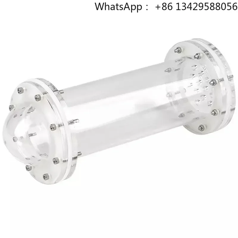 Experimental ROV sealed cabin acrylic waterproof cabin underwater robot cabin shallow water use plexiglass customization