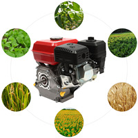 7.5 HP 4kW Petrol Engine Stationary Kart Engine Motor 4 Stroke 1 Cylinder Petrol Engine Air Cooling System Gasoline Engine