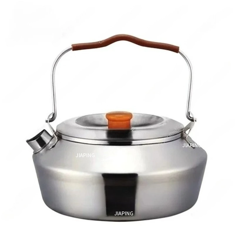 

Подходит для уличного чайника из нержавеющей стали 304, походный чайник, легкий портативный мини-чайник 0,6 л