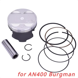 83mm 83.25mm 83.50mm 83.75mm 84mm Motorcycle Piston Rings Set  For AN400 AN 400 Burg/man 2003 2004 2005 2006