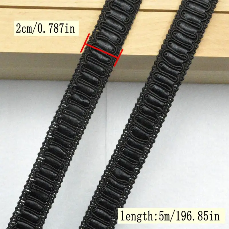 5 meter/16.4Ft per pak nieuwe kant met kledingaccessoires retro doe-het-zelf ambachten dameskleding gordijnen kleding stiksels haaklijn kant