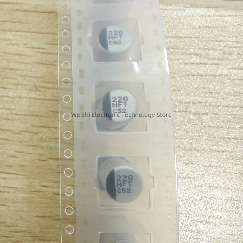 

10PCS electrolytic capacitor EEEFT1H221GP PANASONIC 8x10.2 220uF 50V brand new