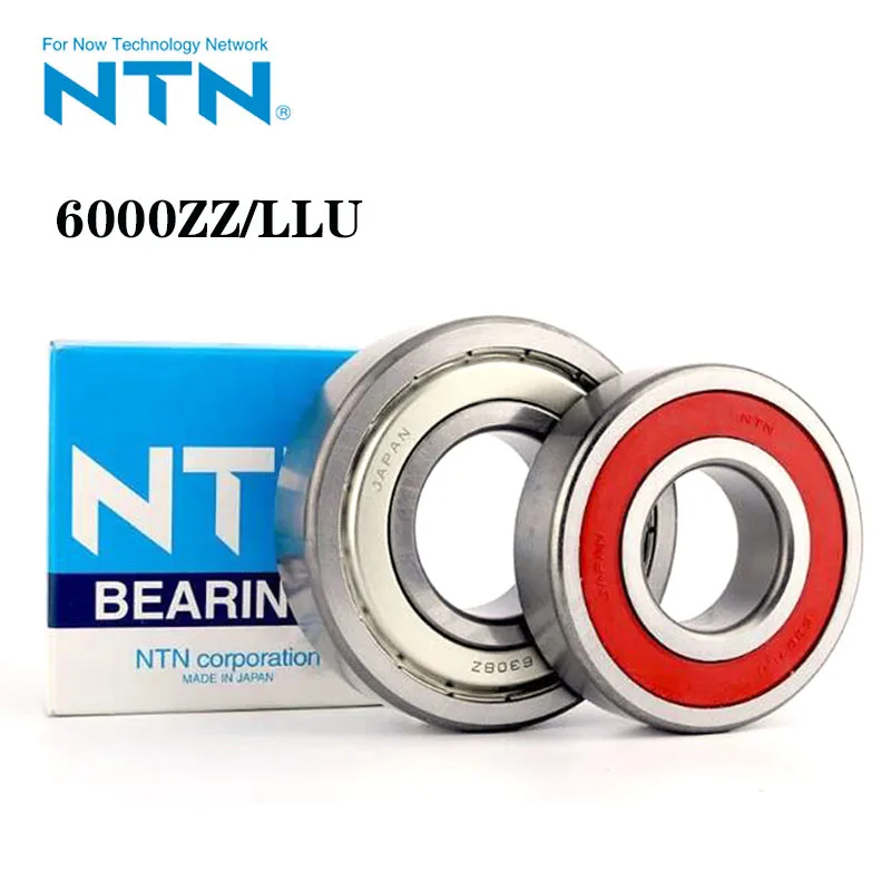 

NTN Japan Original Import 6000ZZ 6000LLU 10*26*8mm Deep Groove Ball Bearing ABEC-9 High Precision Speed Metal Rubber Bearings