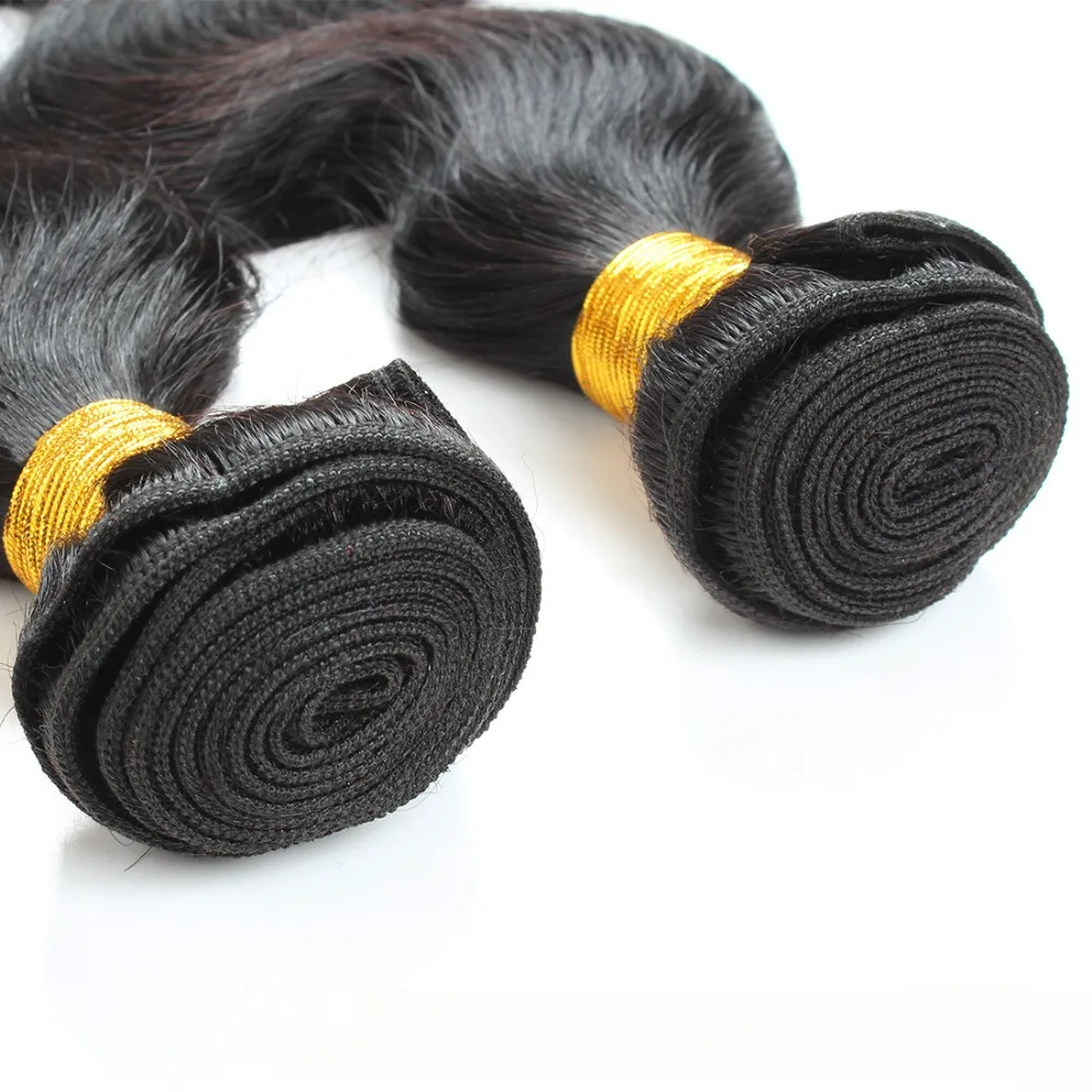 12A 등급 바디 웨이브 인모 헤어 번들 100g/개 더블 웨프트 헤어 익스텐션 내추럴 컬러 풀 엔드 브라질리언 버진 헤어