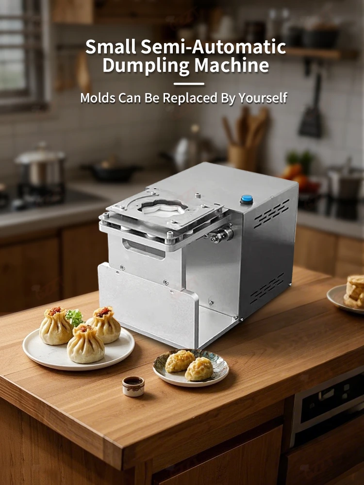 سعر المصنع مطعم فندق قاعة الطعام استخدام مخصص شبه التلقائي زلابية Wonton Siomai Momo Jiaozi ماكينة تشكيل