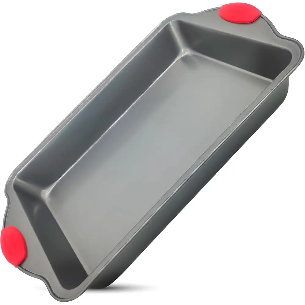 

Форма для выпечки 9x13 с антипригарным покрытием – Прочная форма для выпечки в духовке или на плите – Нетоксичная, без ПТФЭ и ПОВ