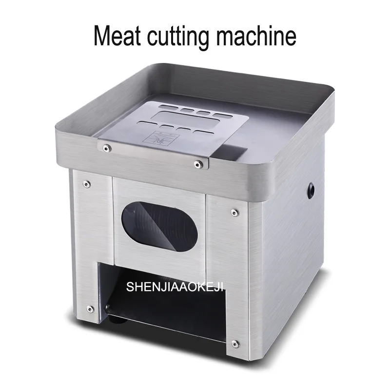 

TS-80 Stainless Ssteel Electric Meat Slicer Shreds Fully automatic minced meat cutting machine Vegetable cutter 220V