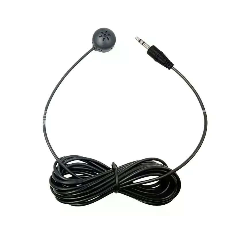 【New】1Pcs Mini 3.5mm Wired Microphone For Car Stereo Audio Hands-free Mic For Paste Type Mini Microfono Car Microphone