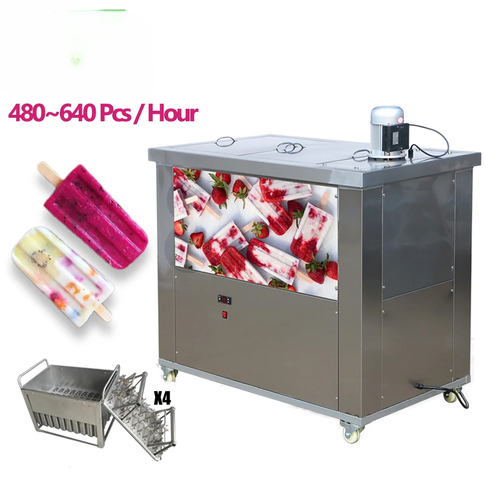 

Molds Commercial Popsicle Making Machine Lolly Stick Ice Cream