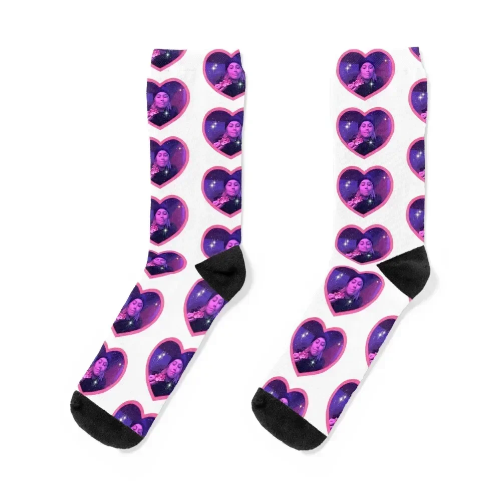 

Phoebe Bridgers eating pizza Socks christmas stocking Crossfit Men Socks Women's