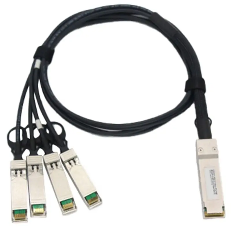 

Высокоскоростной кабель 40G (4x10G QSFP+ на SFP+ DAC) 1 в 4 для многофункционального стекингового подключения Huawei