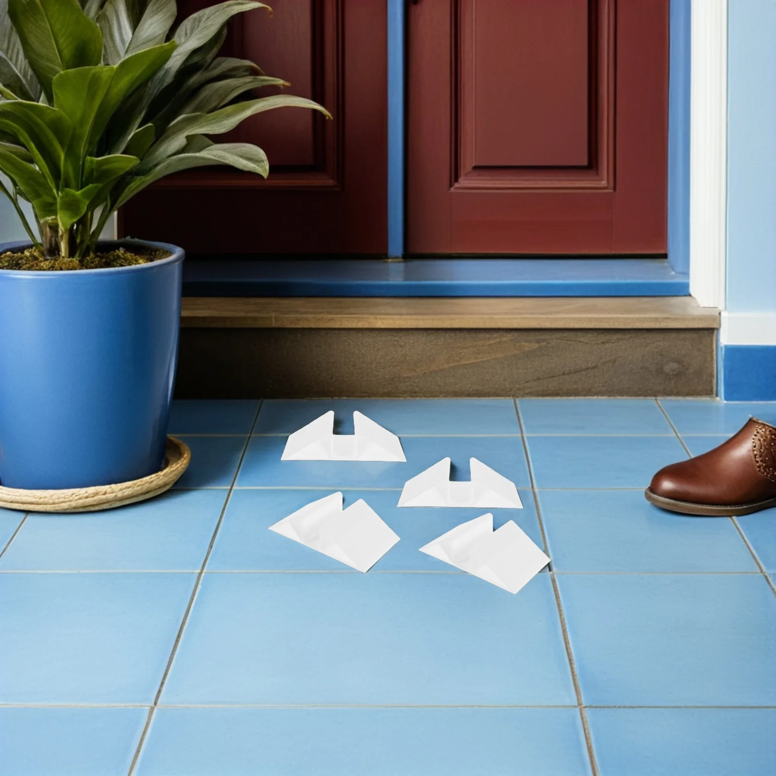 6 قطعة بوابة سلامة الطفل: U شكل سياج تعزيز الأخدود لبوابات الأطفال في الأماكن المغلقة درج المداخل أجهزة روضة الحيوانات الأليفة #1