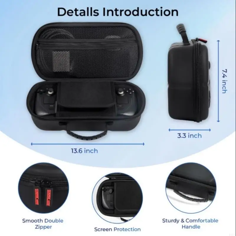 2025 Nieuwe opbergtas Case Splashbestendig Scratchproof Handtas Game Console Shockproof Protector Case met gaaszak