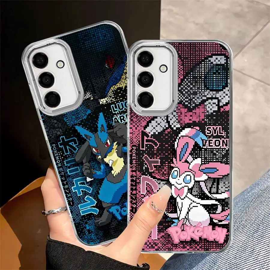 Trendige Cartoon Pokemon Handyhülle für Samsung Galaxy A51 A52 A13 A14 A17 A34 A24 A26 A15 A16 A21s A35 A36 A23 A55
