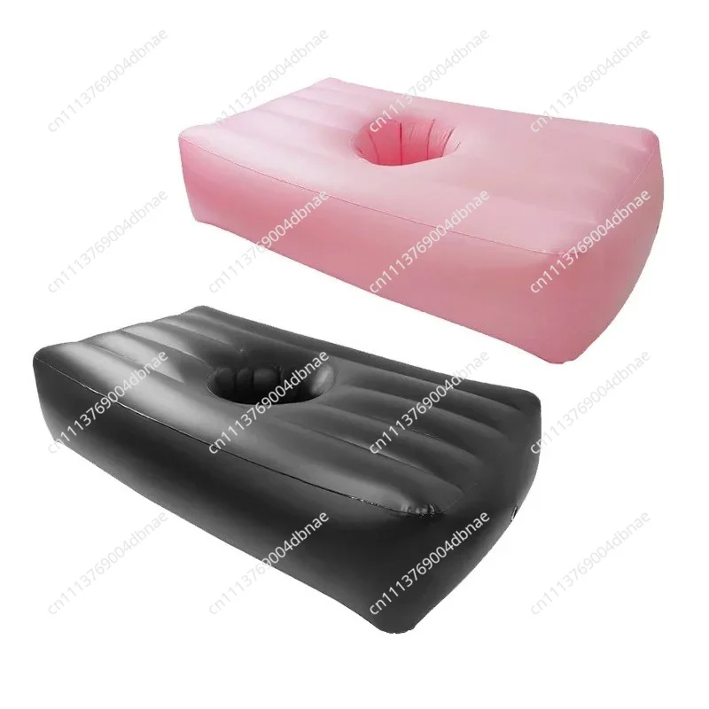 For BBL Inflatable Mattress Postpartum Repair of Hip Hemorrhoids Pink Donut Open Air Bed