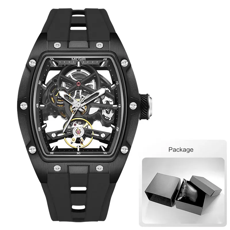 MEGIR 2242 Blue Automatic Watch for Men, Waterproof