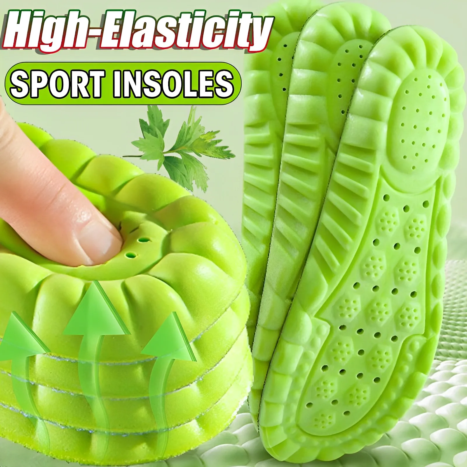 

Latex Sport Insoles for Shoes High Elasticity Running Insole for Feet Shock Absorption Shoe Sole Arch Support Orthopedic Inserts