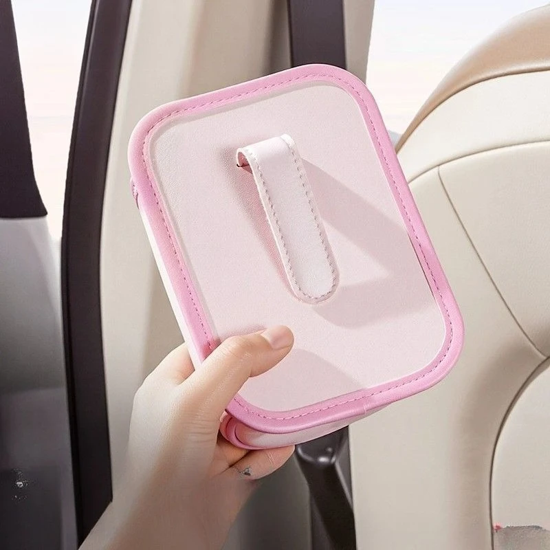 Sanrio New Hello Kitty Kuromi My Melody Kawaii Anime Cartoon Storage Rack Car Ornaments Storage Bag Sense of Luxury Decoration view 5
