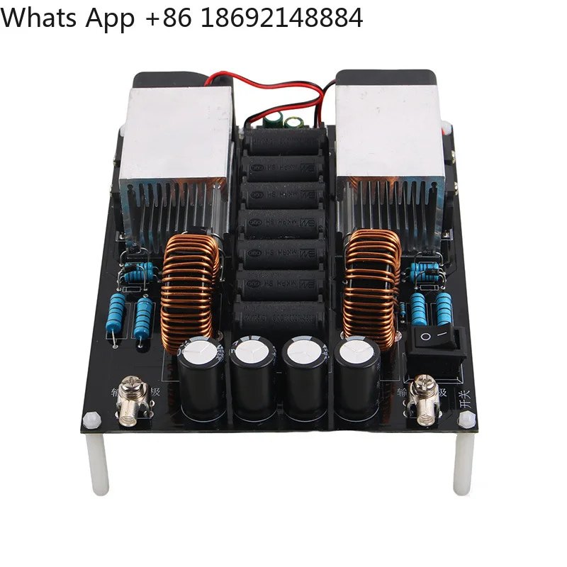 Low voltage high frequency induction heating machine module 1000W high power induction heating melting iron copper aluminum