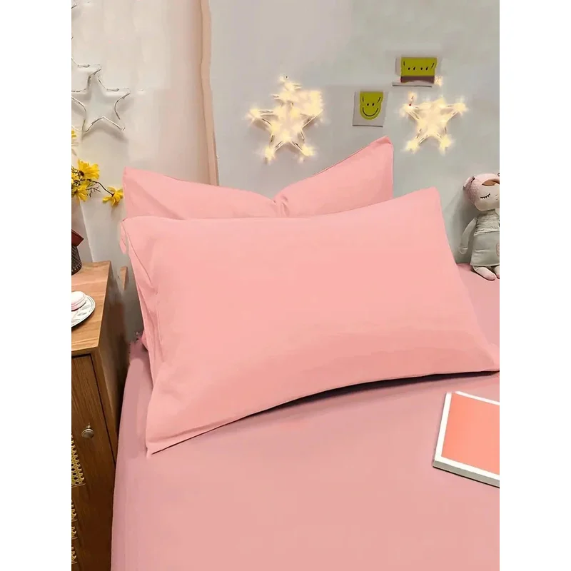 2 قطعة كيس وسادة (بدون قلب) وسائد من الألياف الدقيقة ناعمة وقابلة للتنفس لغرفة النوم والفندق لتزيين المنزل