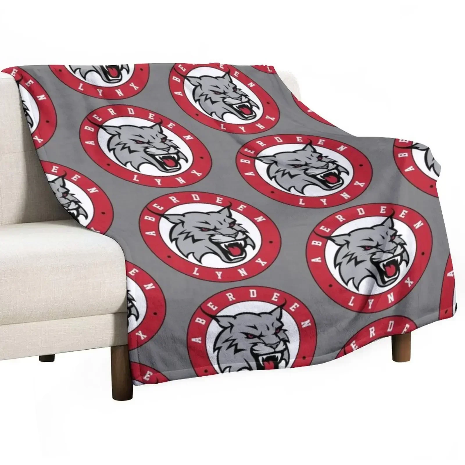 RED Lynx Logo Throw Blanket Extra Large Throw heavy to sleep Blankets