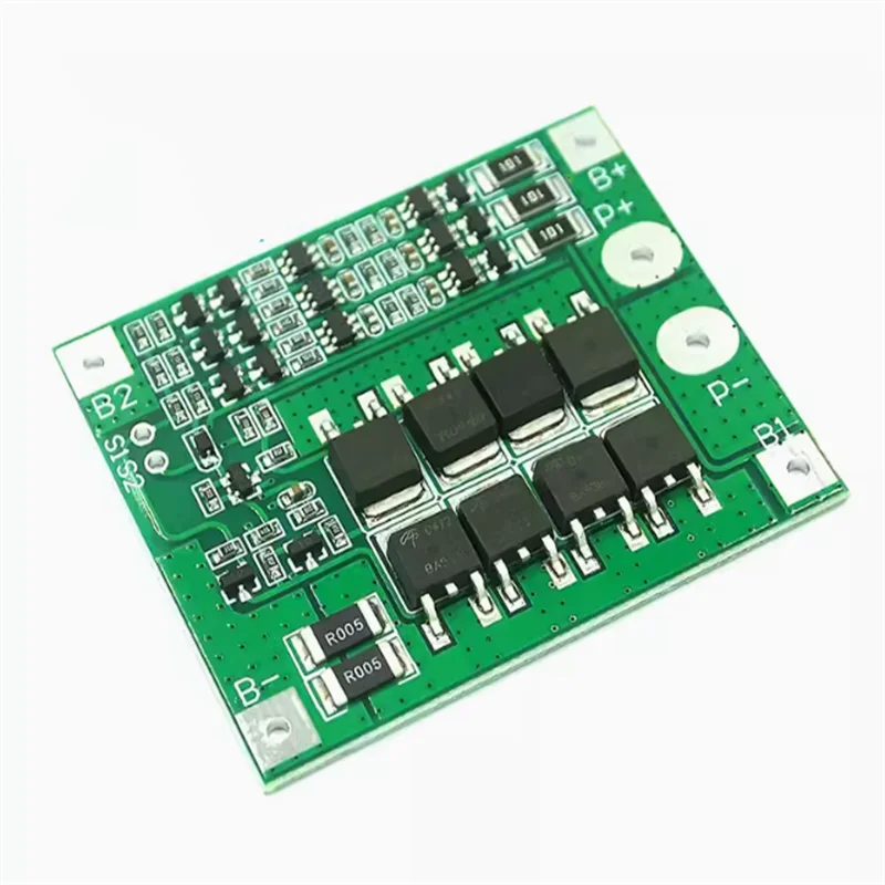 3-string 12V18650 lithium battery protection board with balanced 25A overcurrent, overcharge and overdischarge protection.