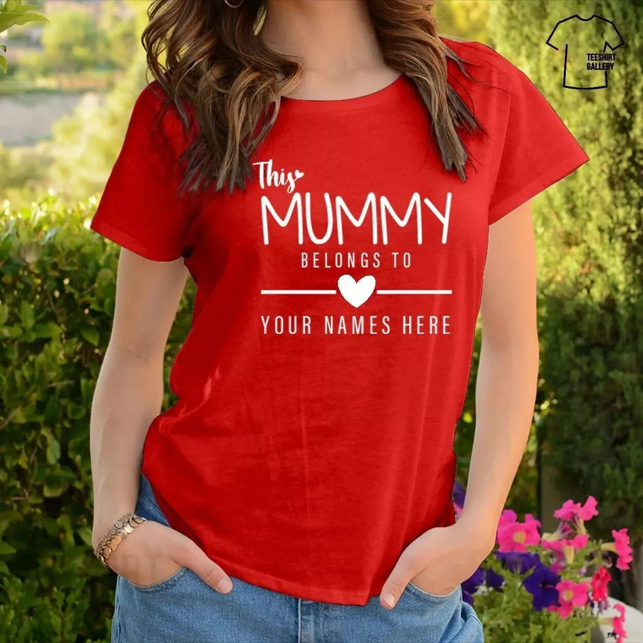 

THIS MUMMY BELONGS TO Customize Mother Day Gift Mum Mummy Funny Gift T-shirt 380 Classic gift for mom: T-shirt