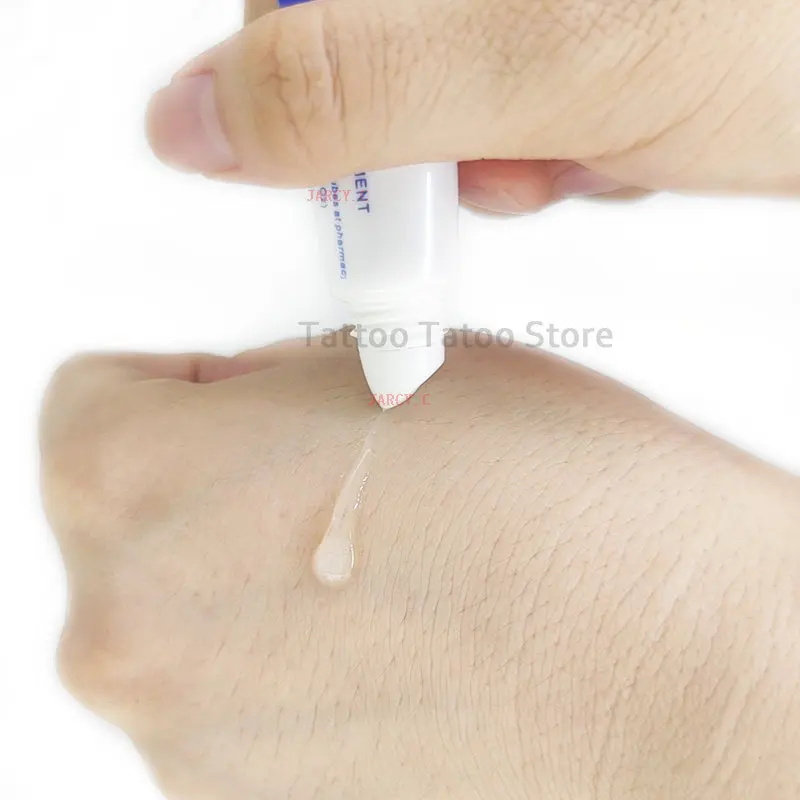 Crème de tatouage pour les yeux bruns, pommade de vitamine AD, maquillage semi-continu, agent réparateur de tatouage, gel, fournitures d'art corporel, 100 pièces