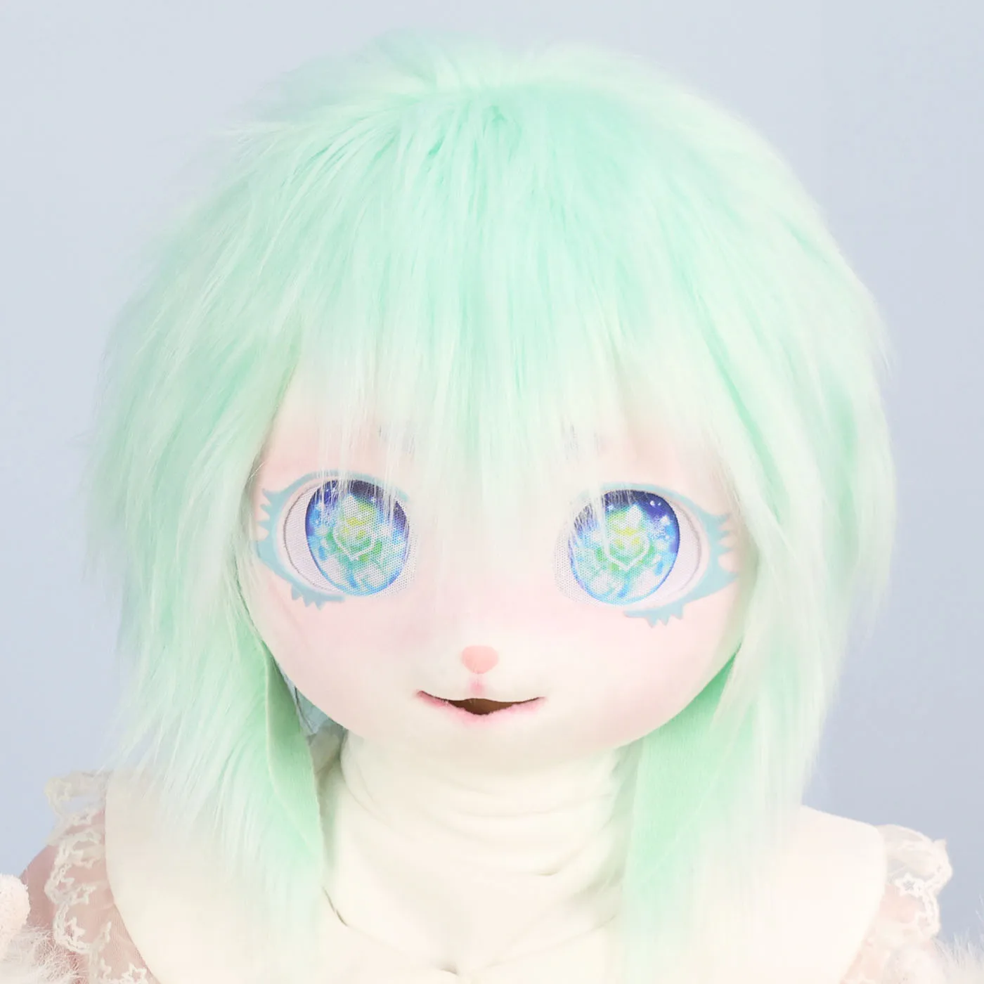 New Kigurumi Fursuit Cosplay Mask Furry Costume Paw Head Furry Kig Animal Cat Rabbit Doll Beast Mask Performance Props Kids Gift