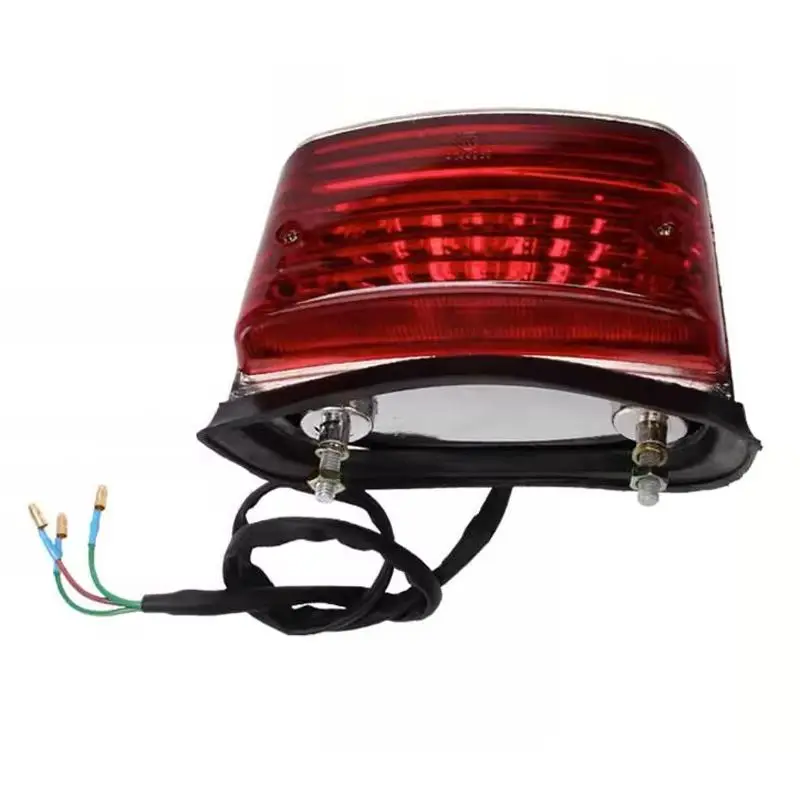 Motorcycle Tail Light for Jialing Sundiro Honda Qjmotor CA250 DD250 CMX250 JH250 QJ250 Universal Chopper Rear Brake Stop Lamp