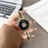 18mm 20mm 22mm Metal Chain Band for Huawei GT4 41mm Women Bracelet for Samsung Galaxy 7/5/6 44mm 40mm galaxy watch FE active 1/2