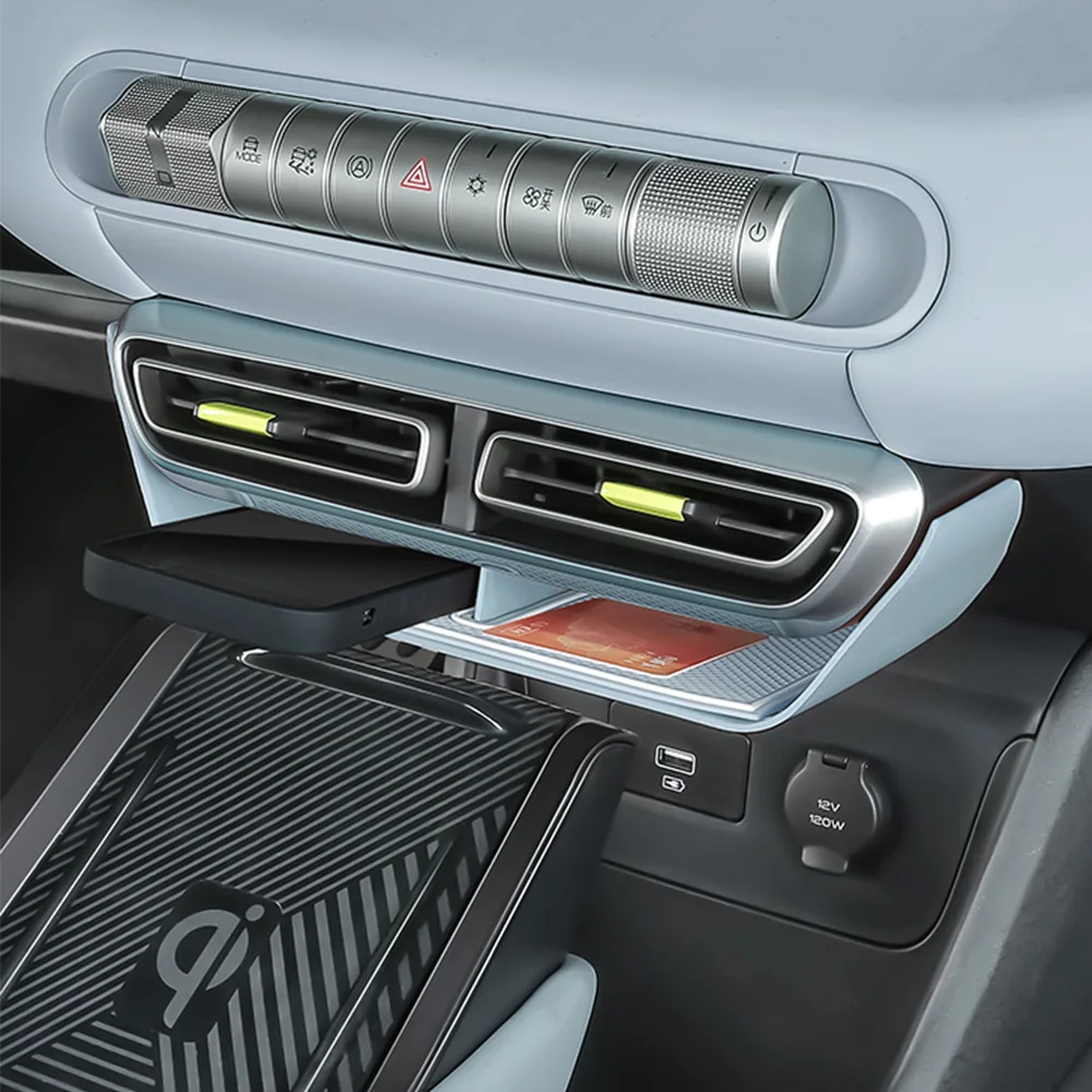 

Для BYD Seagull Dolphin Mini Surf, ящик для хранения воздуховыпускного отверстия с центральным управлением, АБС-материал, товары для интерьера, ящик для хранения карт