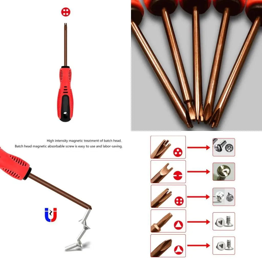 

Y1UD Triangular Screwdriver U-type/Y-type/Internal Three-Point Screwdriver Household Special-Shaped Screwdriver