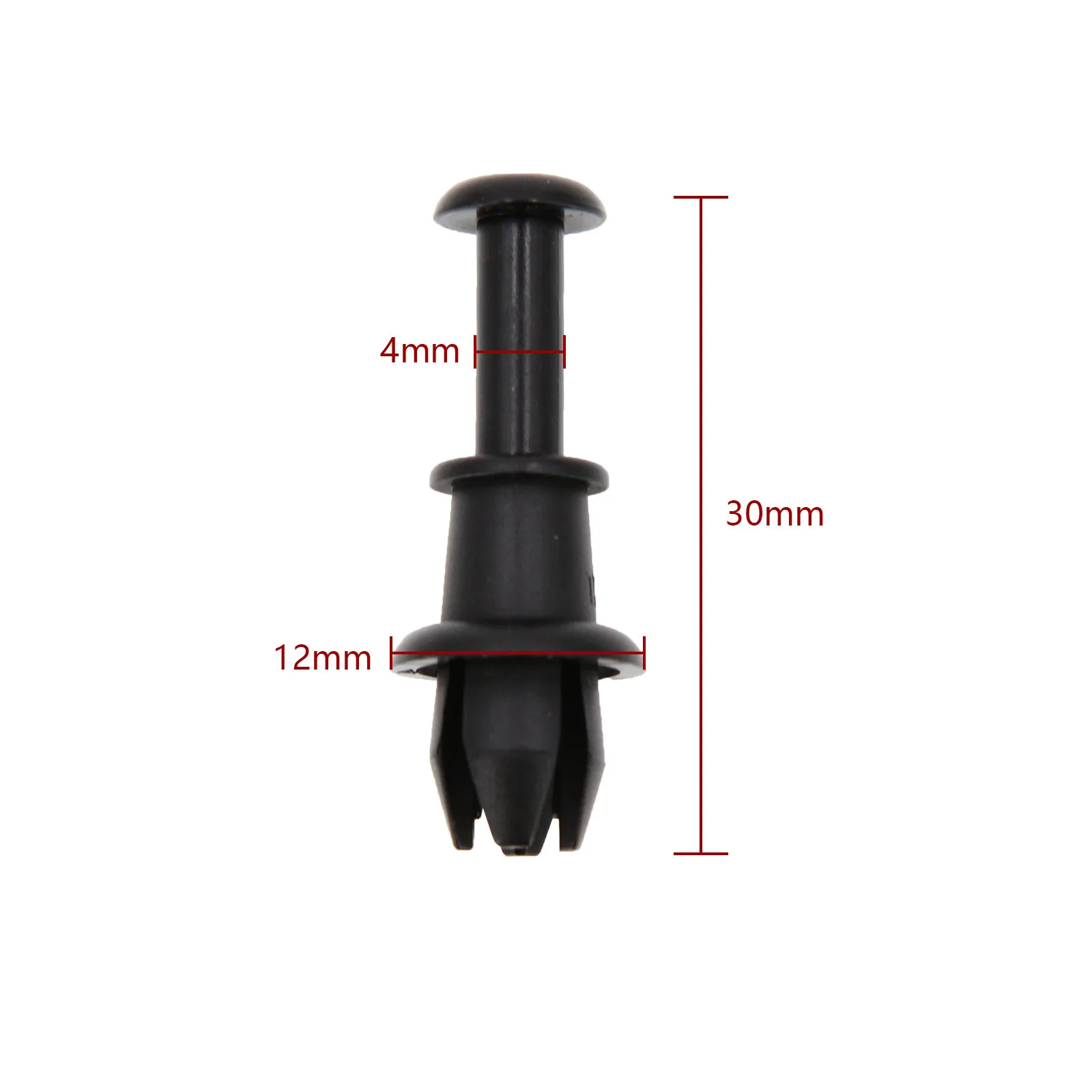 2/4PCS Auto Retainer Clips Schwarz Fahrzeug Stamm Gepäck Rack Haken Pivot Verschluss Schnalle Innen Trim Karte tür Liner Feste Klemme – Detail 5