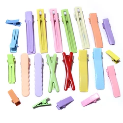 50pcs Random Colors Mix Crocodile Hairpin Hair Clips Hairpins for DIY Jewelry Making Accessories Findings