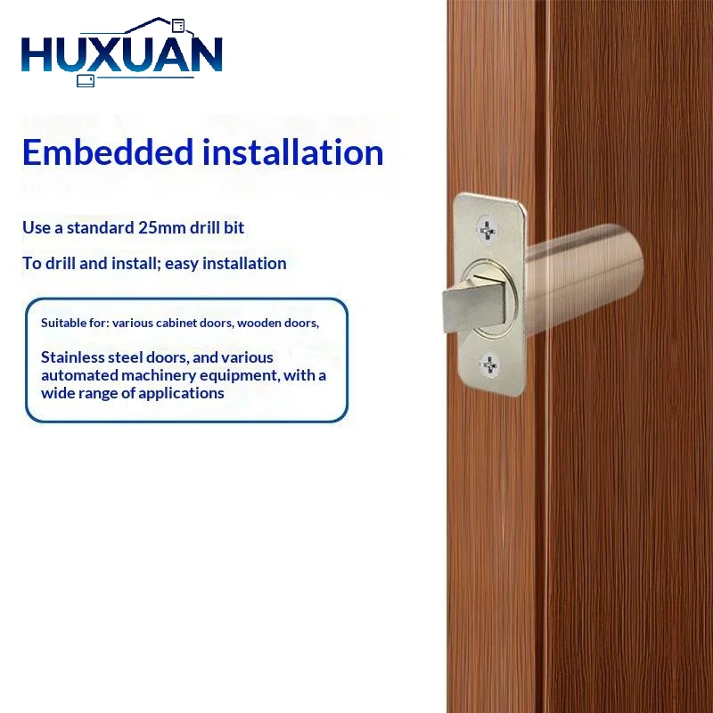 DC12V 24V Embedded Electric Bolt Lock Fast Response Concealed Access Control Lock for Office Staff Entry Management