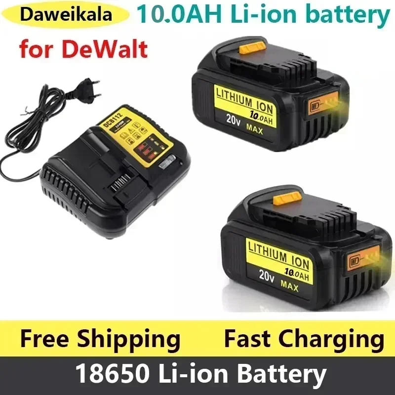 

New for Dewalt 14.4V 18V 20V Lithium Battery Charger DCB104 DCB102 Li-Ion Battery DCB118 DCB1418 DCB140 DCB183 DCB200 USB Out 5V